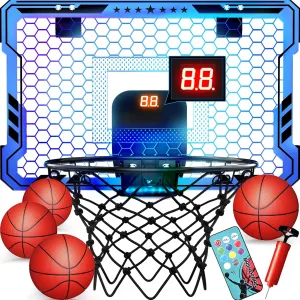 ropoda Indoor Basketball Hoop,Mini Basketball Hoop,Mini Hoop with 4 Balls Over The Door Basketball Hoop