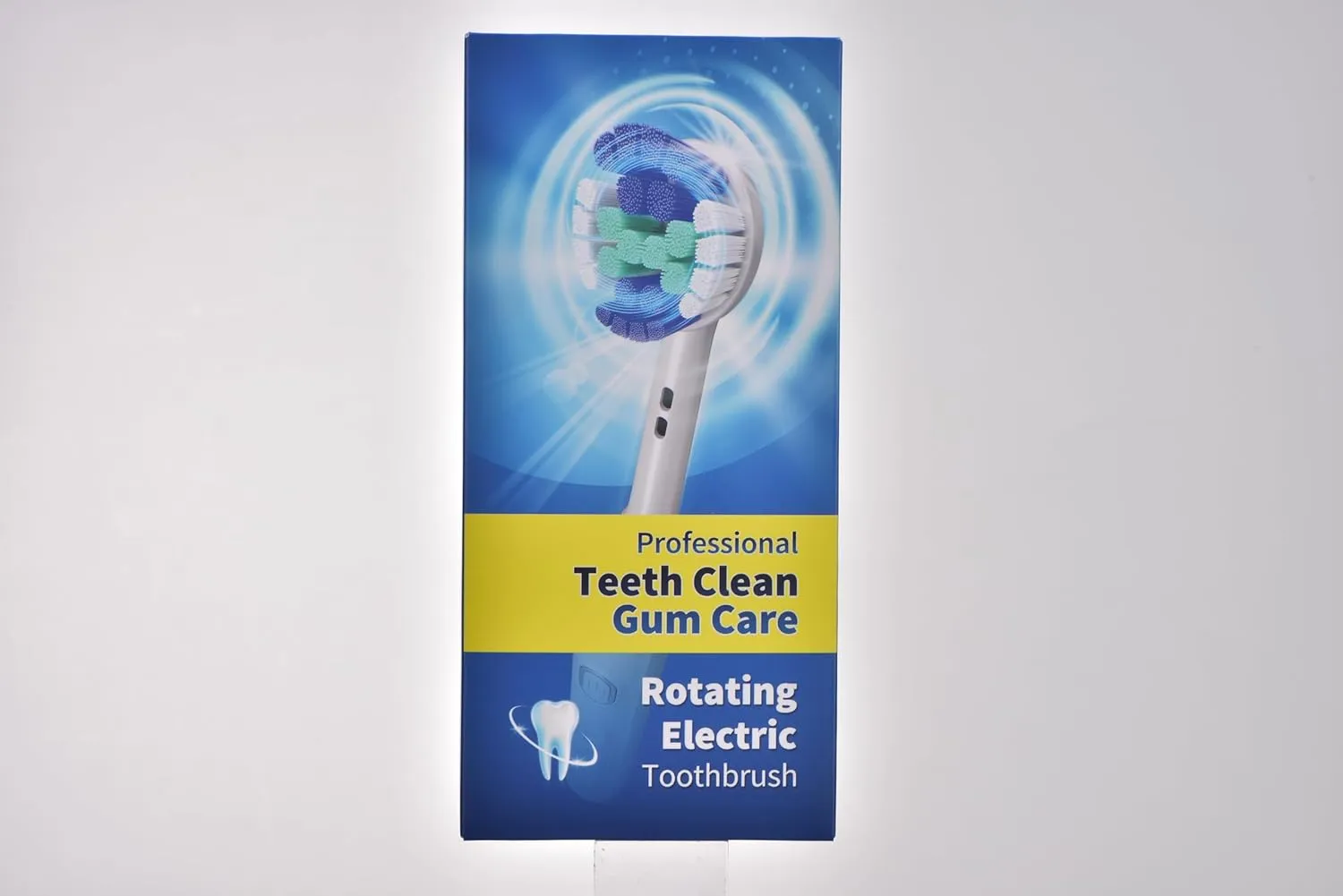 Rotating Electric Toothbrush for Adults with 8 Brush Heads (2 Types), 4 Modes Deep Clean Electric Toothbrush with Rechargeable Power and 2 Min Smart Timer (1- Black, p1)
