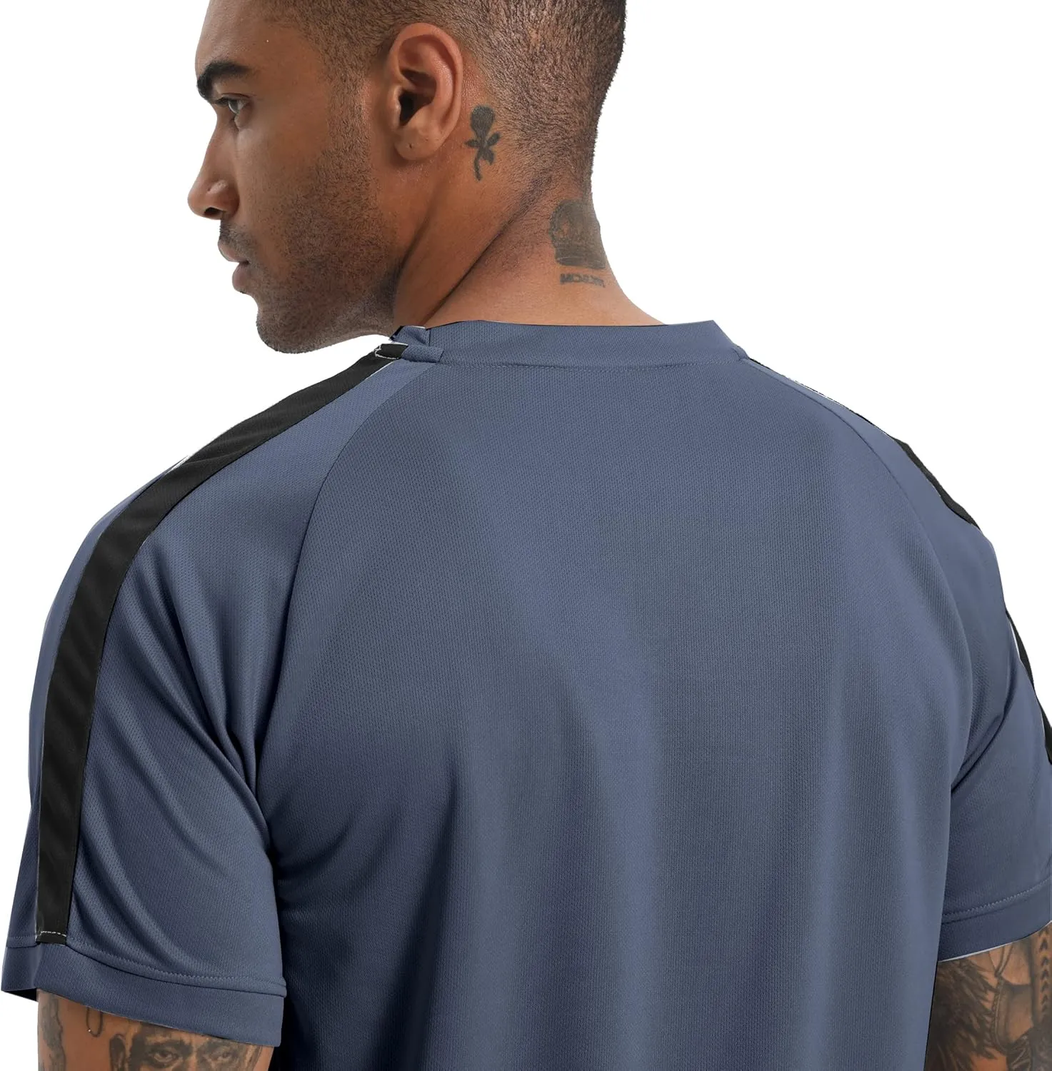 RPOVIG Shirts Shorts Workout Set:Men's 3 Pack Clothes Short set outfits Gym Active Athletic Basketball