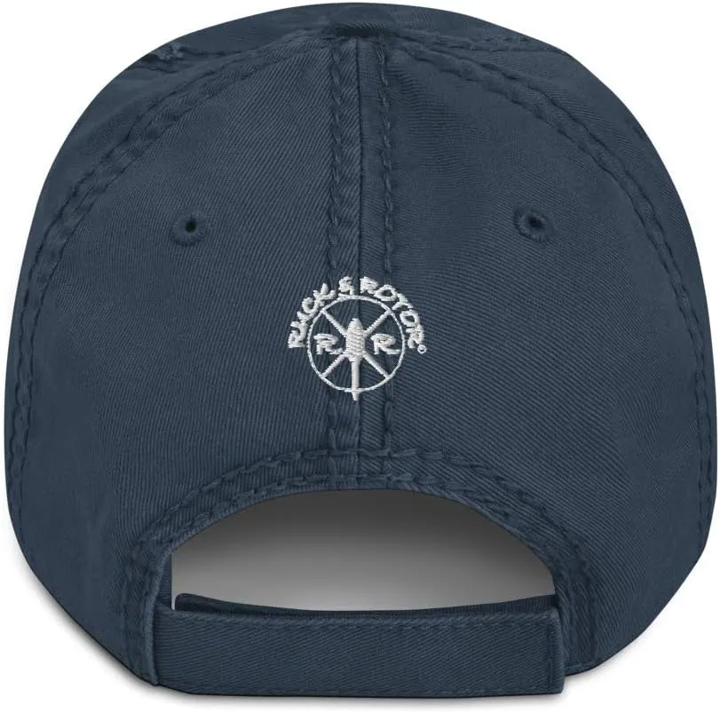 Ruck & Rotor AH-64 Apache Embroidered White Helicopter Hat