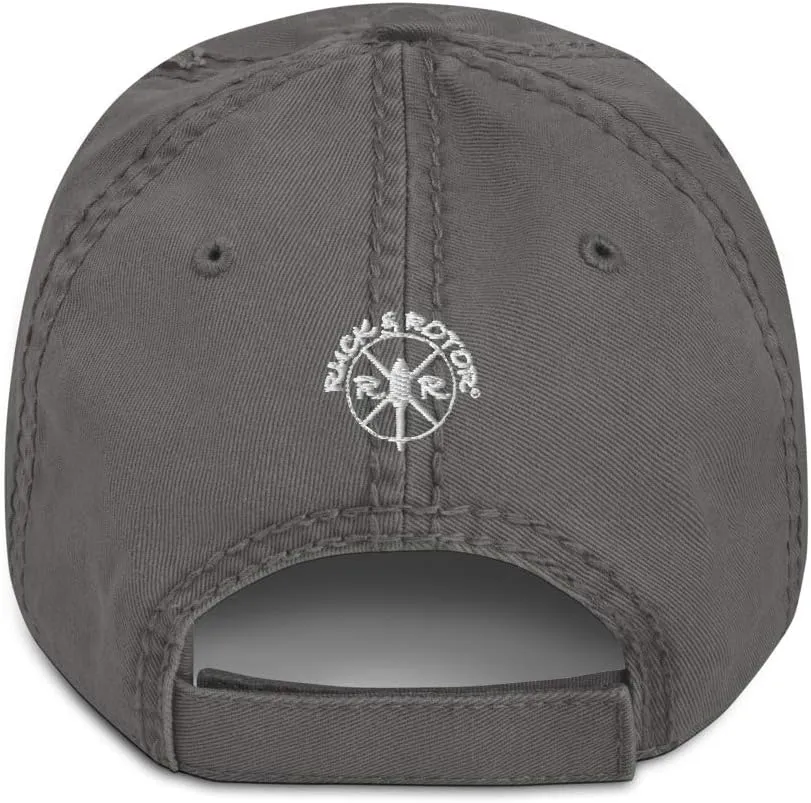 Ruck & Rotor AH-64 Apache Embroidered White Helicopter Hat