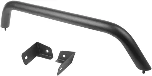 Rugged Ridge Arcus Bumper Tubular Overrider Hoop | Satin Black, 11-Gauge Steel | 11549.03 | Fits Arcus JL/JT Bumpers from Rugged Ridge