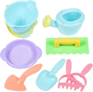 Safe Plastic Boys and Girls Beach Toys Set of for Sand Digging Beach Fun Random