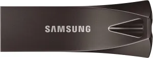 SAMSUNG BAR Plus USB 3.2 Flash Drive, 512GB USB Standard Type-A, Speeds Up to 400MB/s, Portable Storage Memory Stick, Durable Thumb Drive Compatible with USB 3.0/2.0, MUF-512BE4/AM, Titan Gray