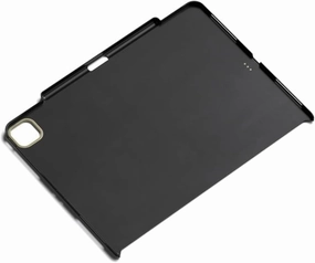 Satechi iPad Pro Case 12.9 inch (3rd-gen, 4th-gen, M1, and M2) - Magnetic iPad Vegan Leather case with Apple Pencil 2 Charging - Compatible with Apple Folio/Magic Keyboard - Black