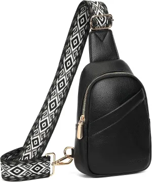 SENDEFN Small Sling Bag for Women, Crossbody Sling Backpack, Casual Chest Bag with Convertible Shoulder Strap