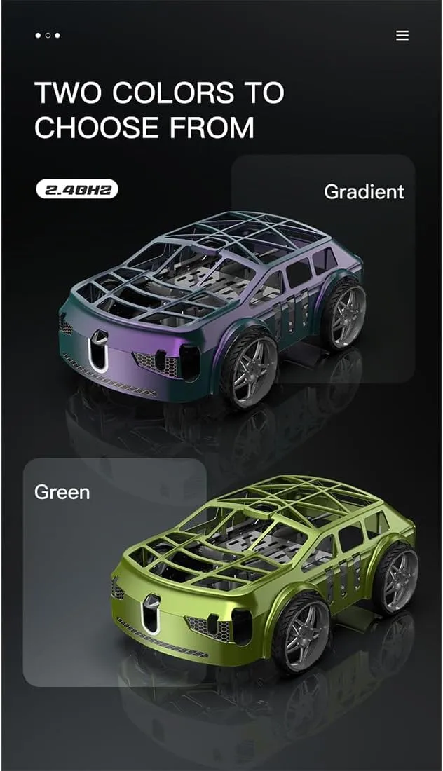 SG900PRO 2-in-1 RC Flying Car That Can Fly, Air-Ground Dual-Mode RC Car with Intelligent Colorful LED Lights (Two Batteries)