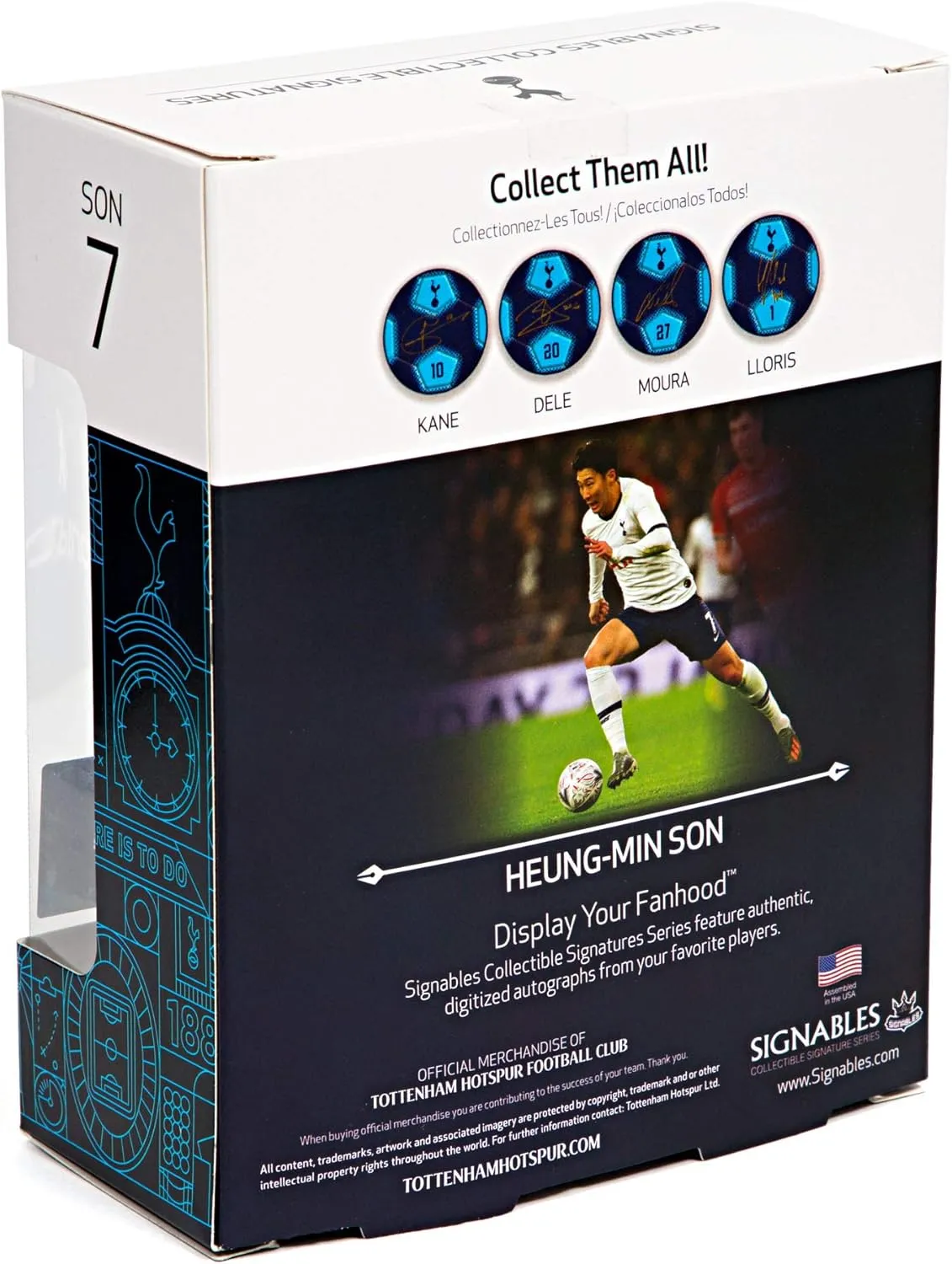 Signables Premium - Tottenham Heung-Min Son - Digitally Autographed Sports Memorabilia - Small Signed Sports Collectible Figurines - Unique Football Figures