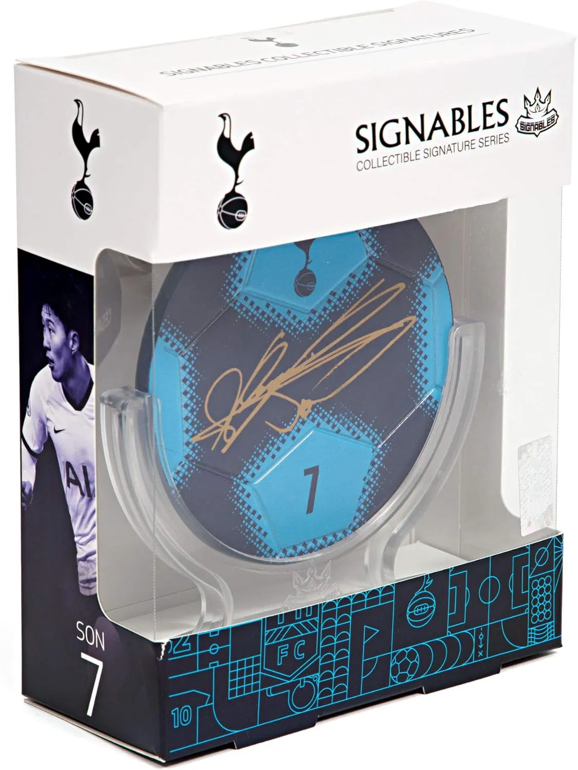 Signables Premium - Tottenham Heung-Min Son - Digitally Autographed Sports Memorabilia - Small Signed Sports Collectible Figurines - Unique Football Figures