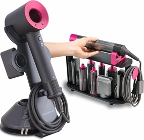 simpletome Dyson Hair Dryer Stand   Holder for Supersonic & Airwrap Long with Stand & Accessories Storage