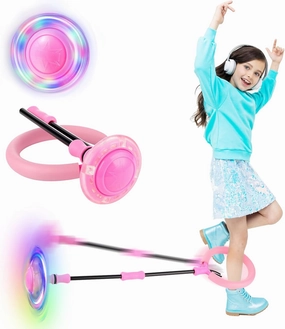 Skip It Toy, Skip Ball Ankle Toys for Girls and Boys, Kids Exercise Equipment Swing Ball, Indoor Outdoor Games for Kids 5 6 7 8 9 10 11 12  Years and Adults, Birthday Gifts for Boys and Girls