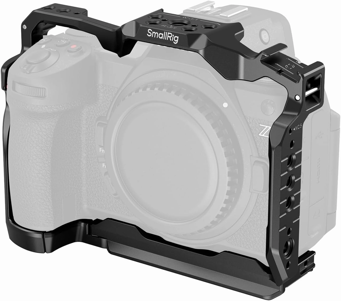SmallRig Z6 III Camera Cage for Nikon Z6 III, Aluminum Alloy Camera Full Cage with Anti-Twist Design, Quick Release Plate for Arca-Swiss - 4519
