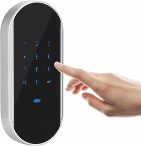 Smart Electronic Password Lock Touch Screen Security Lock on Wall Mount Metal Lock