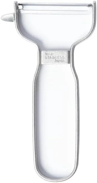 Snow Peak Stainless Steel Produce Peeler, Lightweight, Polished, Portable, 1 Count