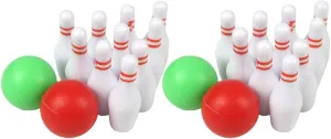 Sosoport Adorable Mini Bowling of Decorative Miniature Bowling Balls for Dollhouse Accessories Durable Design for