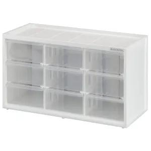 Storage Organizer, 9 Drawer Modular System, Easily Stackable