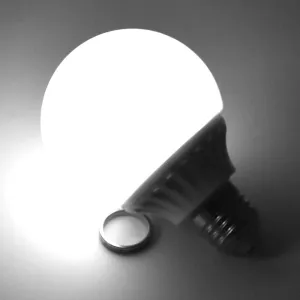 SUMAG Magnet Control Magic Light Bulb(White Color with 1 Magnetic Ring) Magic Tricks Magician Stage Illusion Gimmick Props Mentalism