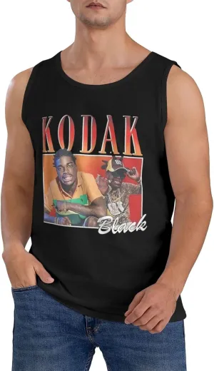 Summer Beach Tank Top Men's Workout Tank Tops Sports Vest Sleeveless Tops