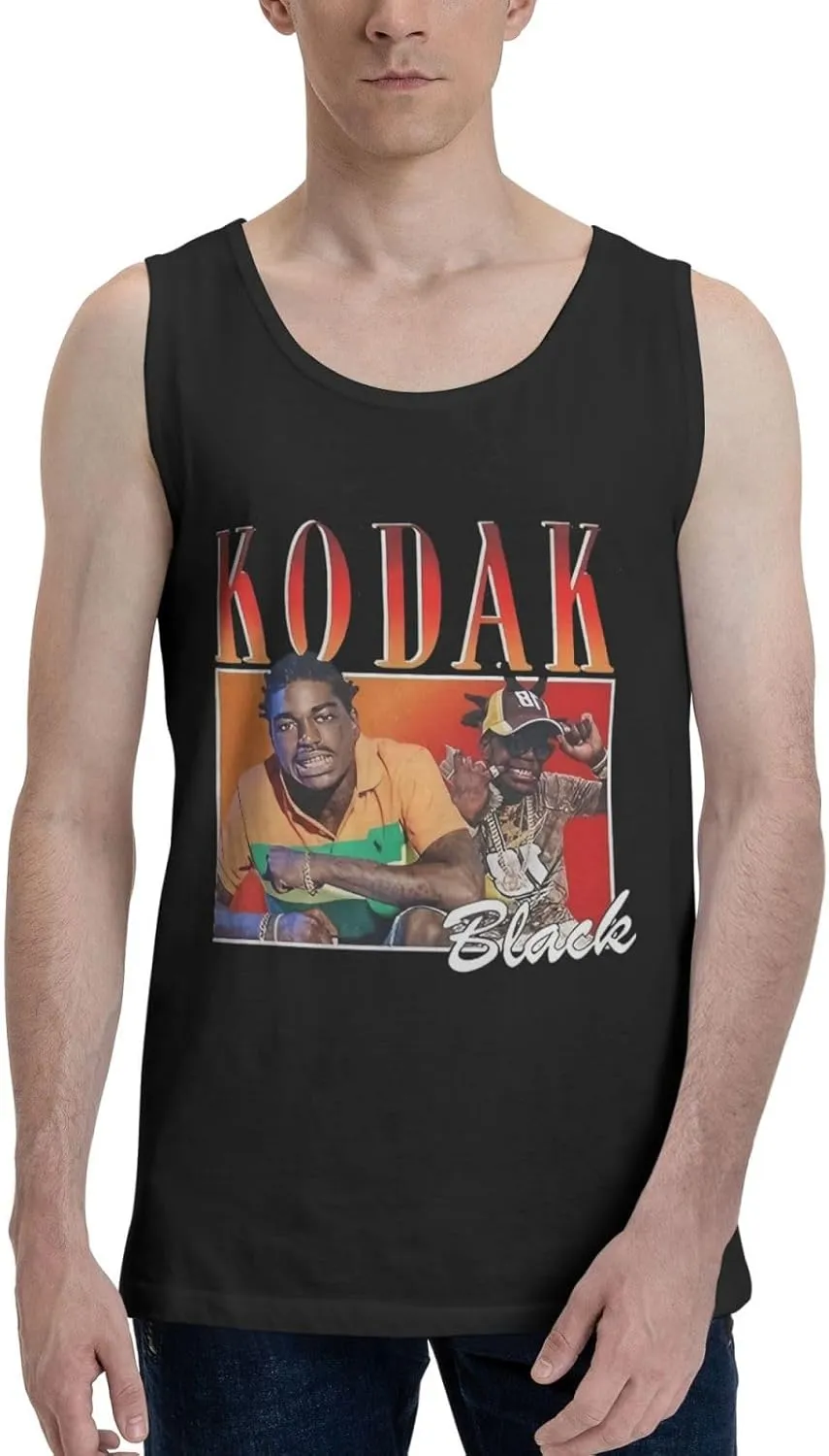 Summer Beach Tank Top Men's Workout Tank Tops Sports Vest Sleeveless Tops