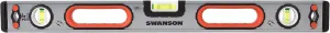 Swanson Tool Co SWIBX24M 24 inch Magnetic Heavy Duty Aluminum Frame iBox Level with 3 Block Vials for 0°/90°/45° Measurements