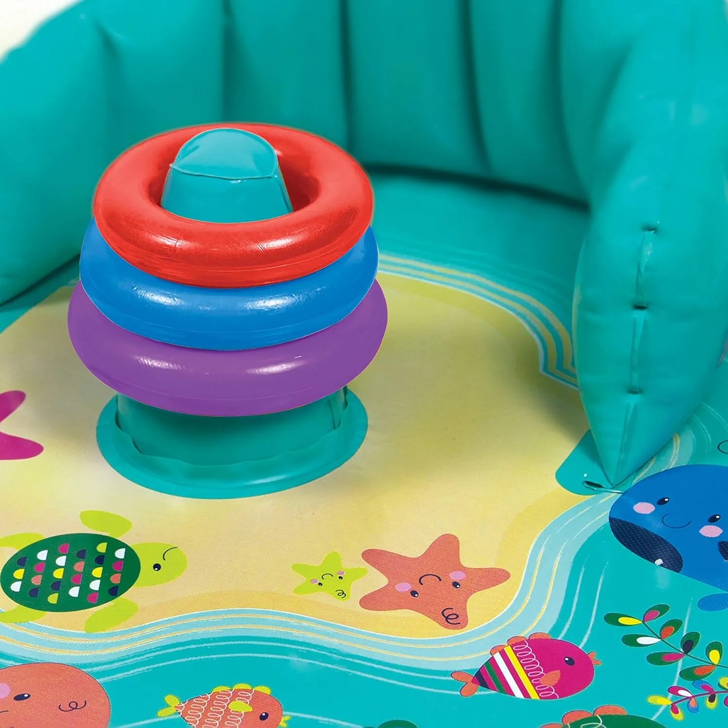 SwimSchool Infant Baby Pool Floats, Free Swimming, Super Buoyant – Ages 6-24 Months – Multiple Colors/Styles – Adjustable Canopies and Seats, Splash & Play Baby Floaties