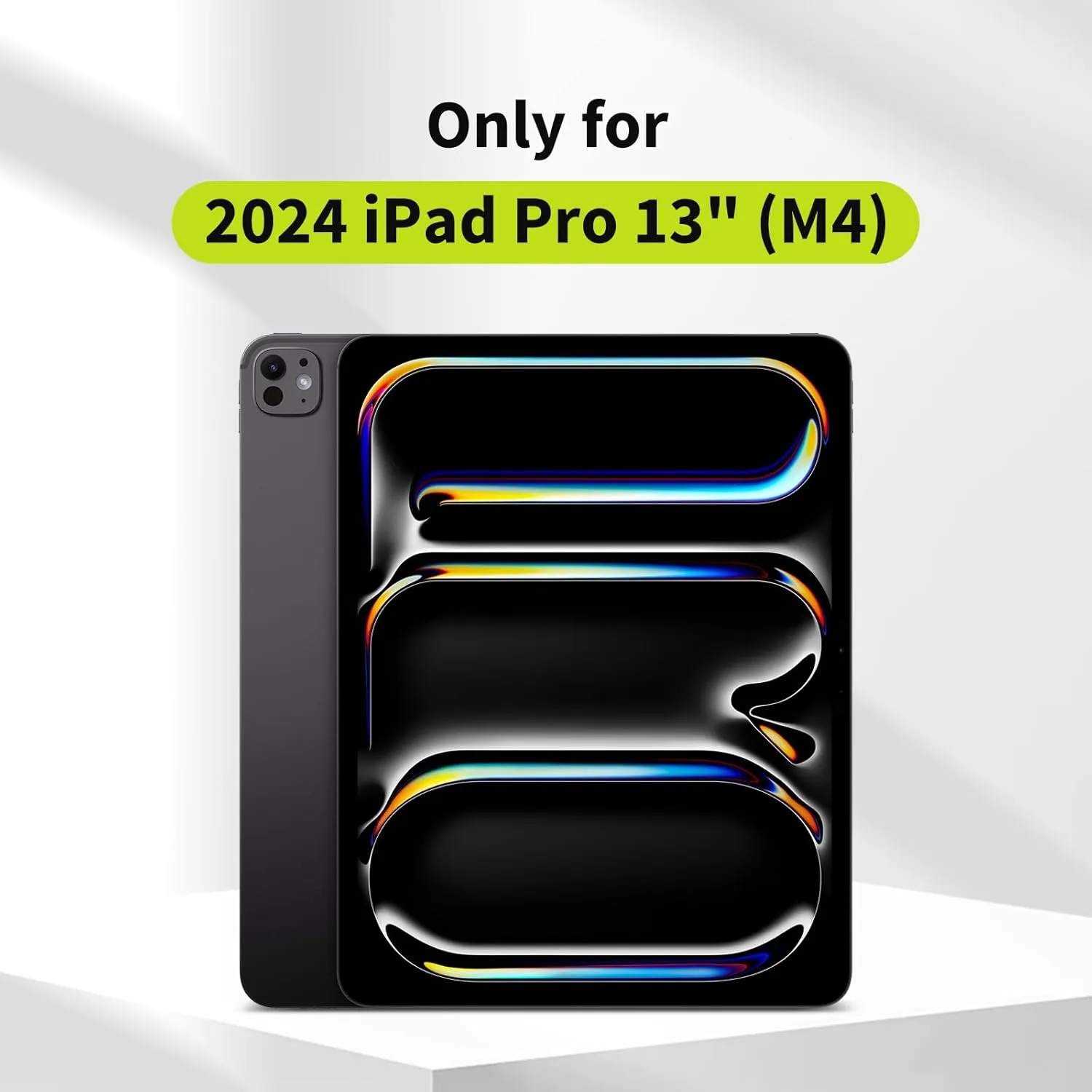 SWITCHEASY CoverBuddy Lite for 2024 iPad Pro 13" - iPad Pro Case Compatible with Magic Keyboard for iPad Pro 13" (M4), for Those Who Don't Have Stylus Pencil - White (1.2)