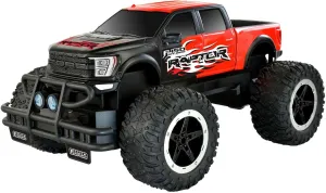 Taiyo: Ford Raptor RC - Black & Red - 1:16 Scale Truck, 2.4GHz Remote Controlled Vehicle, Controller, USB Charging Battery, Off Road Design, Licensed