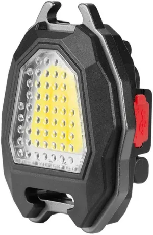 Taoke Mini COB Working Light with Function of Bottle Opener, Adjustable Stand, Whistle, Cigarette Lighter, Magnetic Base Support, Waterproof and Keychain Flashlights, 7 Light Modes LED Flashlight