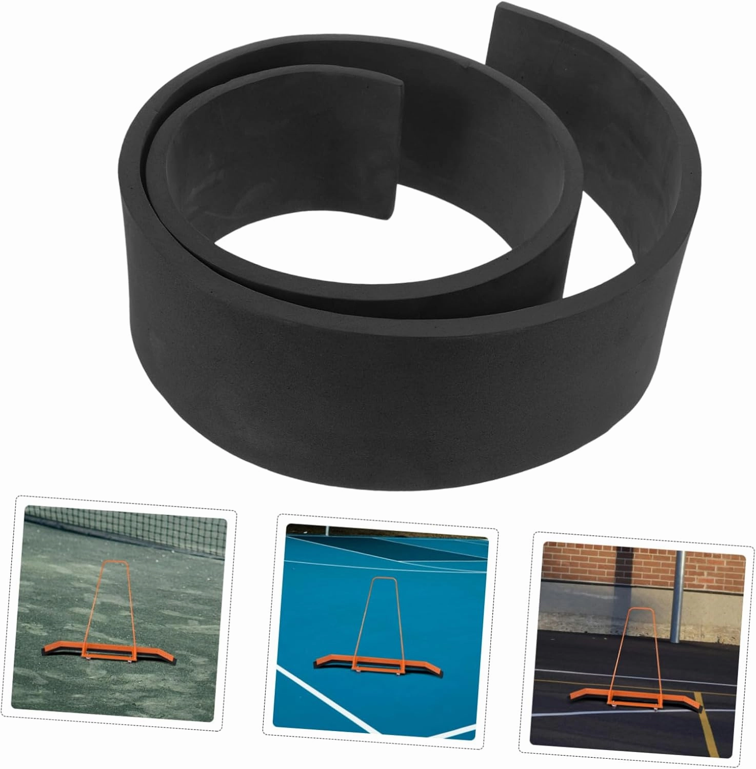 Tennis Court Cleaning Squeegee Strip High Elastic Eva Water for Sports Courts Multi Function Squeegee Roller for Tennis Basketball Essential Maintenance Tool