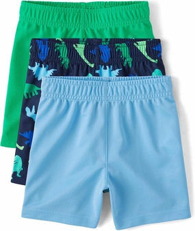 The Children's Place Baby Boys' and Toddler Athletic Basketball Shorts