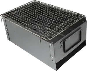 Thickened Iron Alloy Bbq Grill Outdoor Stove Camping Mini Grill Portable Charcoal