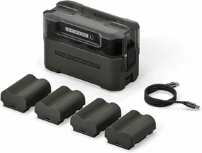 Tilta NP-W235 Battery Charging Kit with 4 USB-C Rechargeable Batteries – Compatible with Fujifilm X-T5, X-T4, X-S20, XH2, XH2S, GFX100 II, GFX100S, GFX100RF, GFX50S, GFX50S II– Green