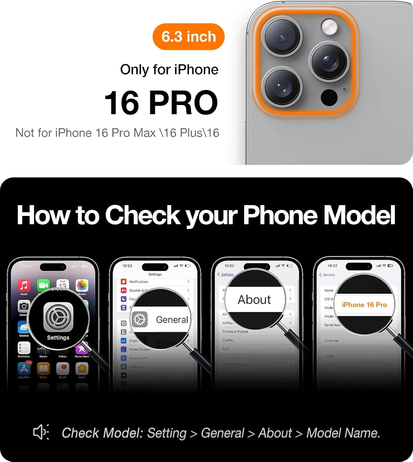 TORRAS Magnetic Slim Fit for iPhone 16 Pro Case 6.3 inch, Ultra-Thin 16 Pro Case Compatible with MagSafe, Lightweight Matte Anti-Scratch Hard PC Cover Phone Case for iPhone 16 Pro, Desert Titanium