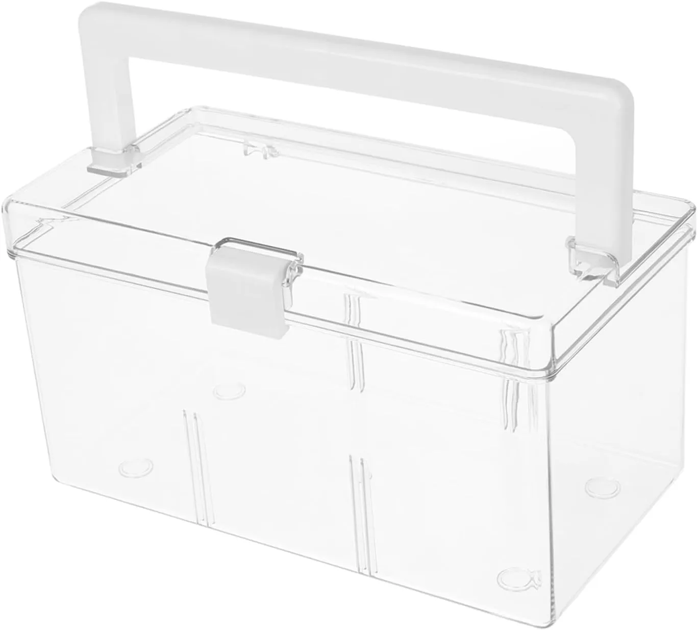 Trading Card Storage Box Acrylic Card Organizer Compact Portable Design Go