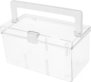 Trading Card Storage Box Acrylic Card Organizer Compact Portable Design Go