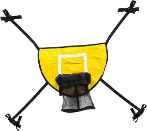 Trampoline Basketball Hoop Attachment Outdoor/Indoor Easy Setup Safe for Boys and Girls Yellow