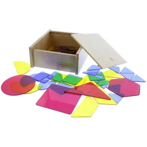 Translucent Geometric Shapes 51 Pcs