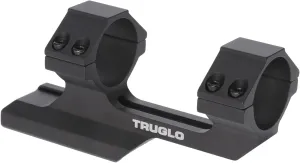 TRUGLO Tactical Hunting Shooting Versatile Durable One-Piece Picatinny Style Scope Mount with Rings