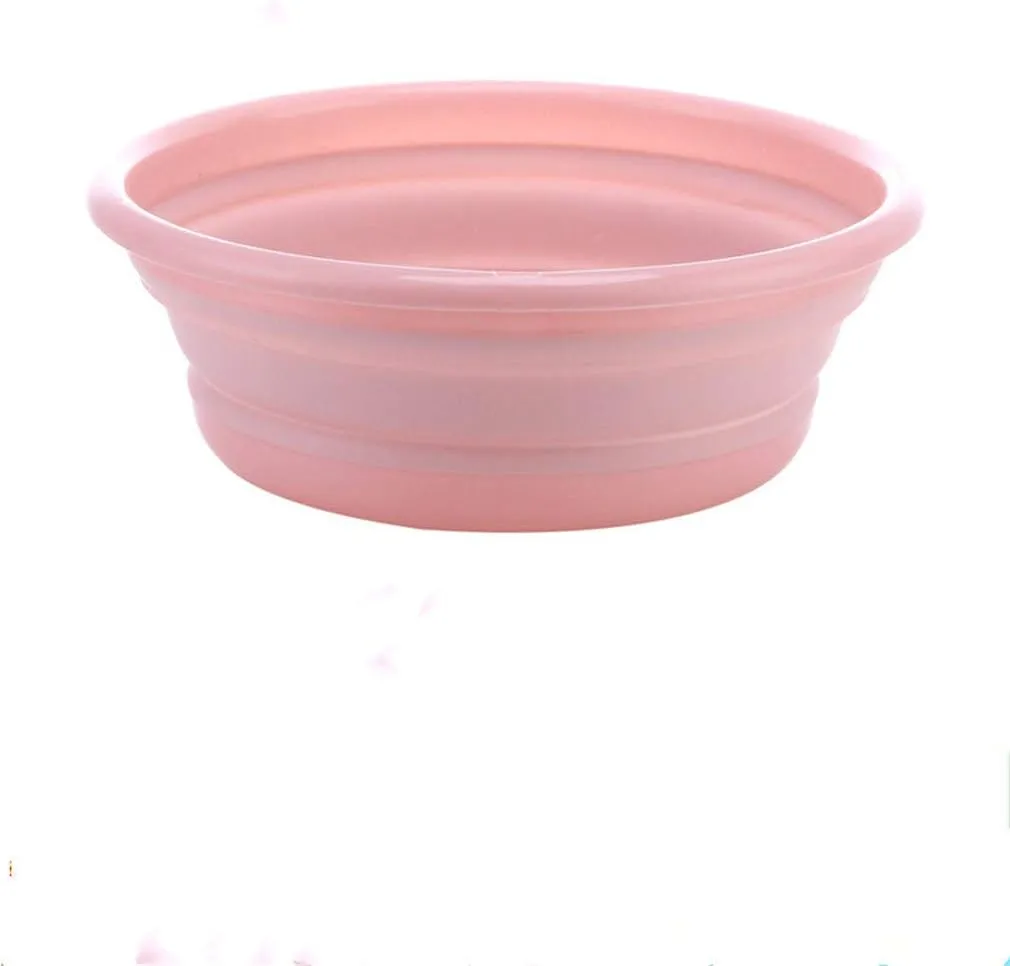 Ulalaza Collapsible Wash Basin with Hanging Hole Lightweight Folding Basin for Home Kitchen Outdoor Camping