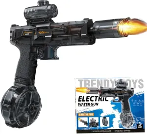 Ultimate Battle Blaster Water Gun-Kiddomind Electric Water Guns for Kids,Photon Torrent Water Blaster, Automatic High-Power Squirt Guns with LED Lights,Summer Outdoor Pool Beach Toys (A1)