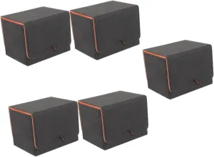 UPKOCH 5pcs Playing Card Case Portable Organizer for Home Decks Smooth Edged Storage Box for Card Collectors Lightweight Design for Outdoor Use for Family and Friends