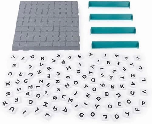 Upwords, The Game of Quick Stacking & Word Hacking with Stackable Letter Tiles, 2022 Edition | Word Games | Board Games for Kids 8-12 | Family Games for Ages 8 