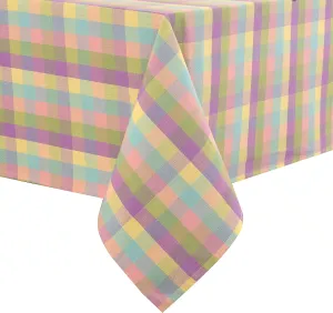 Urban Villa Easter Tablecloth Buffalo Check Table Cloth Tabletop Cover Kitchen Dining Tablecloth 100% Cotton Great Parties Wedding Holiday Dinner Easter Rectangle 60X102 Inches 8-10 Seats Table Cloth