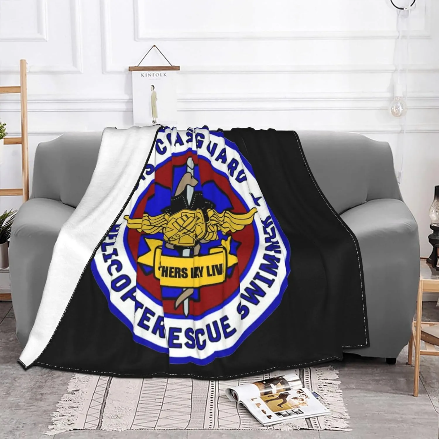 USCG Asts (Helicopter Rescue Swimmers),Super Soft Blanket, Winter Warm Blanket, Sofa Blanket, air Conditioning Blanket 50"x40"