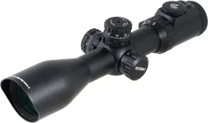 UTG 3-12X44 30mm Compact Scope, AO, 36-color Mil-dot, Rings , Black