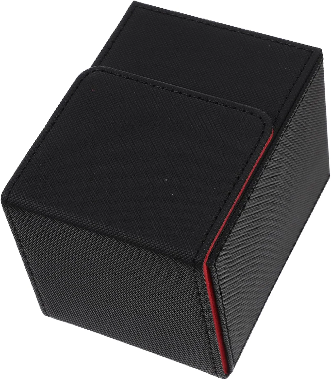 Vaguelly Pu Leather Game Card Organizer Case Compact Deck Storage Box for Trading Cards Smooth Edges Lightweight Portable for Collectors and Gamers Design