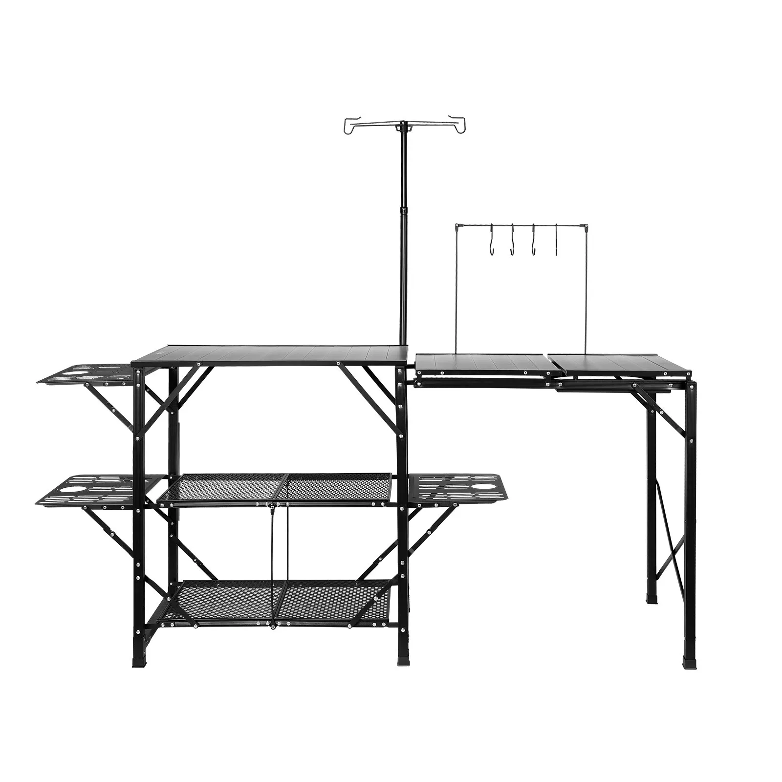 VEVOR Camping Kitchen Table - Portable Cook Station for Outdoor Picnics, BBQs, and Camping