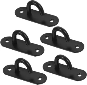 VICASKY 5pcs Wall-Mounted Exercise Anchors Stainless Steel Hooks for Resistance Bands Space-Saving Home Gym Easy Install Gym Wall Hooks