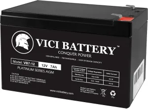 VICI Battery 12V 7AH Battery for Linear OSCO BGUS Barrier Gate Brand Product