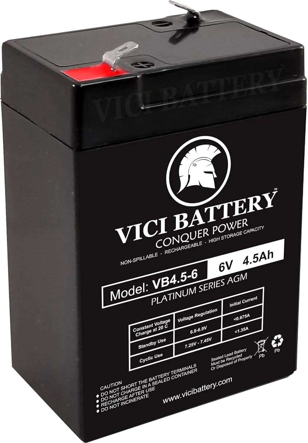 VICI Battery VB4.5-6 for Abbott Laboratories Patrol Enteral Pump